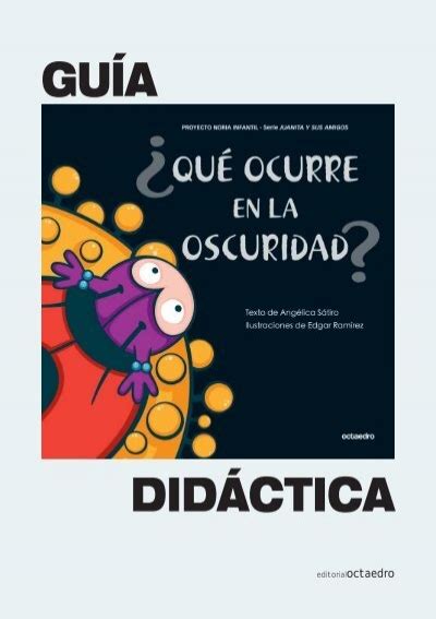 Gu A Did Ctica Del Cuento Editorial Octaedro