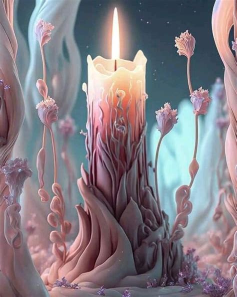 Fantasy Candle Fantasy Posters Whimsical Art Twin Flame Art