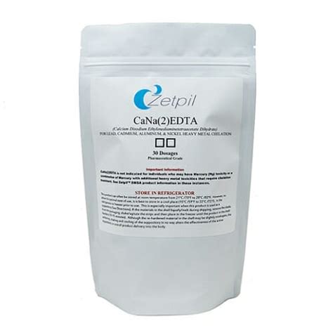 CaNa(2)EDTA Chelation Suppositories | Zetpil | Heavy Metal Detoxification