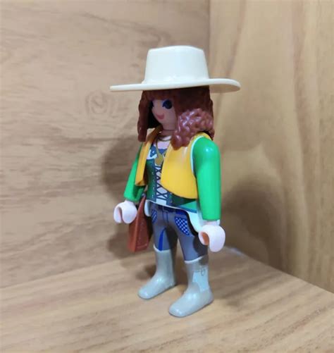 PLAYMOBIL PISTOLERA VAQUERA western Oeste custom leer descripción EUR 5