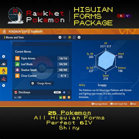 Hisuian Forms Package (25x, 6IV, Shiny) – Pokemon Scarlet and Violet ...