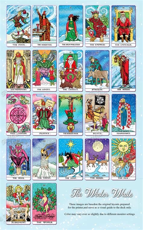 The Winter Waite Tarot 2019 Version Etsy