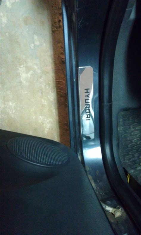 Накладки на пороги — Hyundai Getz, 1,4 л, 2006 года | стайлинг | DRIVE2