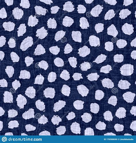 Blue Batik Pattern Stock Image 54495397