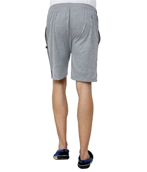 Style Guns Gray Cotton Shorts For Mens Buy Style Guns Gray Cotton Shorts For Mens Online At