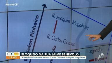 Cetv Edi O Fortaleza Trecho Da Rua Jaime Ben Volo Bloqueado