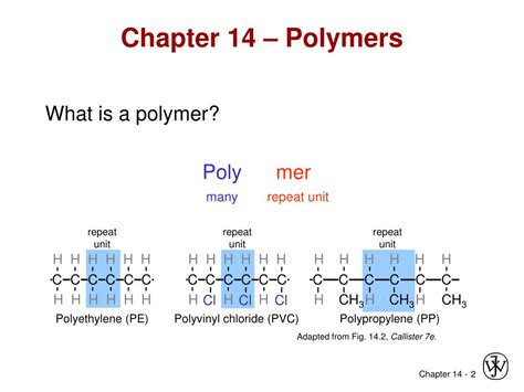 PPT - CHAPTER 14: POLYMER STRUCTURES PowerPoint Presentation, free ...