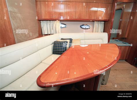 A luxury yacht living room - Luxury concept Stock Photo - Alamy