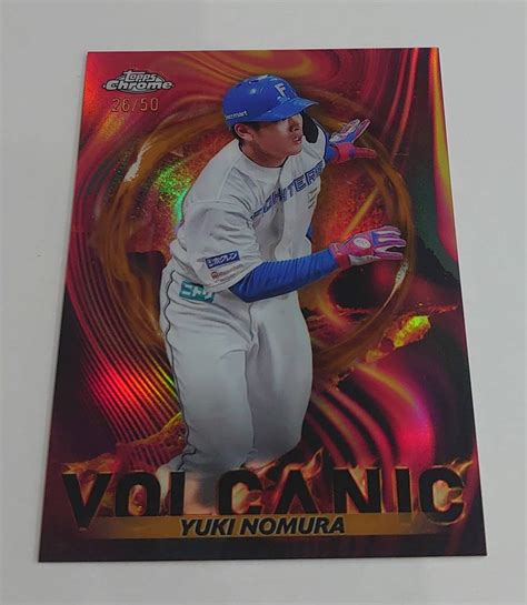 Yahooオークション 2023 Topps Npb Chrome ベースボールカード Volc