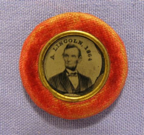 1864 Lincoln And Johnson Campaign Button Curiously Enough The Maker