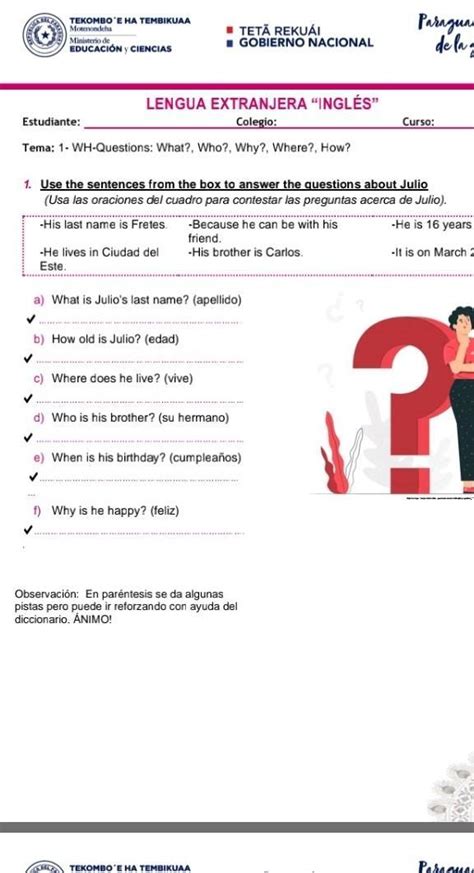 me pasan las respuestas de esta tarea de Inglés xfavor ayudenme