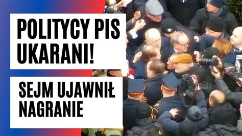 Szturm polityków PiS na Sejm Kancelaria POKAZAŁA NAGRANIA Wszystko