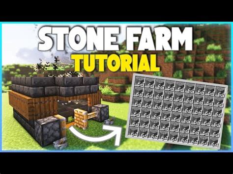 Minecraft EASY Stone Farm Tutorial 1 19 15000 P H YouTube