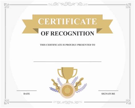 10 Amazing Award Certificate Templates Recognize Inside Certificate O