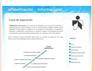 Alfabetizaci N Informacional En La Universidad De Las Ciencias