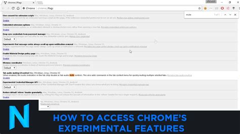 How To Access Chrome S Experimental Features YouTube