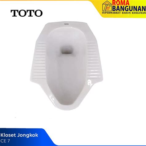 Jual Laris Toto Kloset Jongkok Closet Jongkok CE 7 Putih M0F Shopee