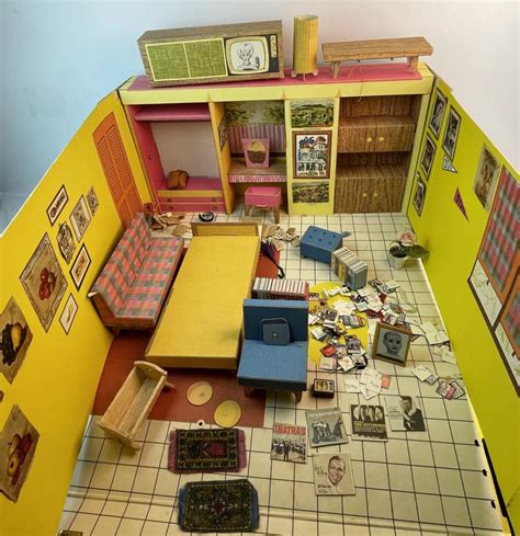 Lot Vintage Original Barbie Dream House W Accessories Included