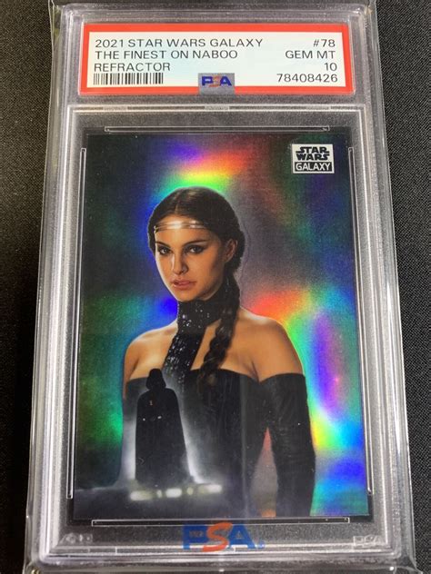 The Finest On Naboo 2021 Topps Chrome Star Wars Galaxy 78 Refractor