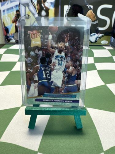 Fleer Ultra Alonzo Mourning Rookie Card Charlotte