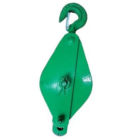 Mild Steel Manila Rope Pulley For Lifting Platform Capacity 1 Ton At