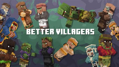 Better Villagers 1201 Текстуры для Майнкрафт Minecraft Inside