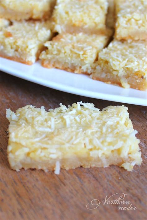 Lemon Coconut Bars THM S Northern Nester