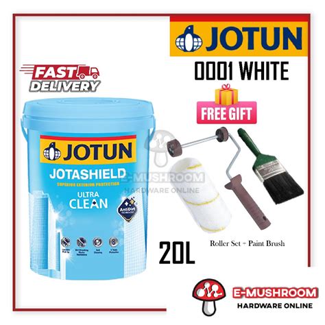 20L Jotun Jotashield Ultra Clean Exterior Wall Paint 0001 WHITE