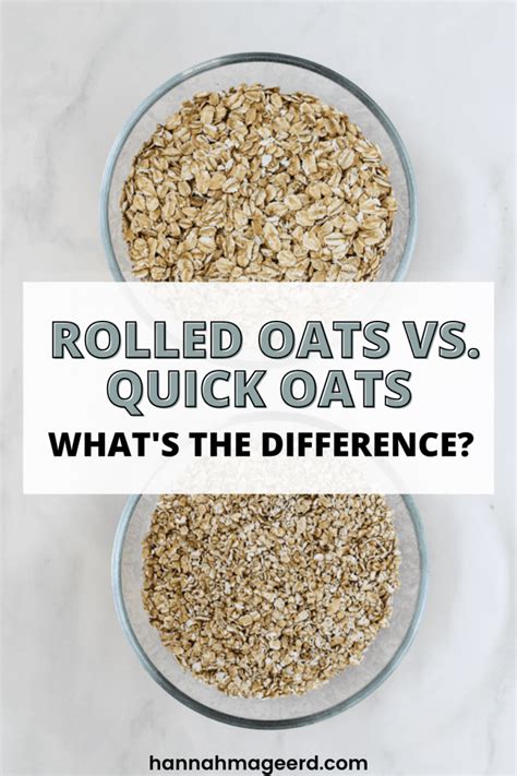 Rolled Oats Vs Quick Oats A Dietitian Explains Hannah Magee Rd