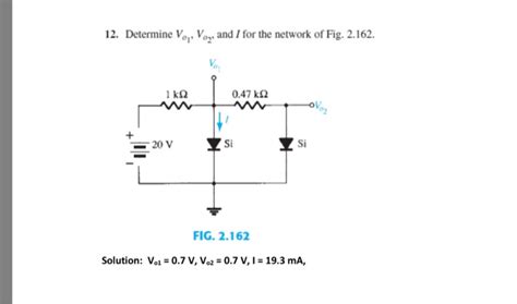 Solved Determine Vo Vo And For The Network Of Fig Chegg