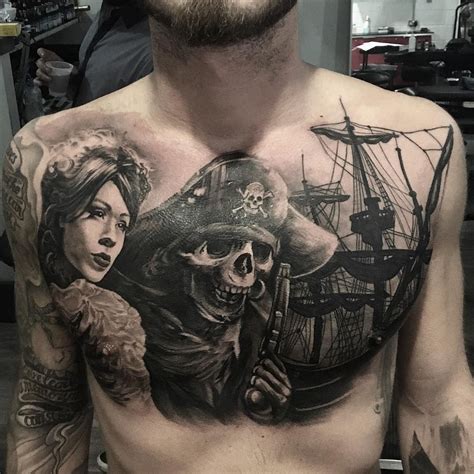 Pirate Flag Tattoo Pirate Girl Tattoos Pirate Ship Tattoos Sailing Tattoo Boat Tattoo