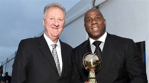 Magic Johnson and Larry Bird Honored at NBA Awards