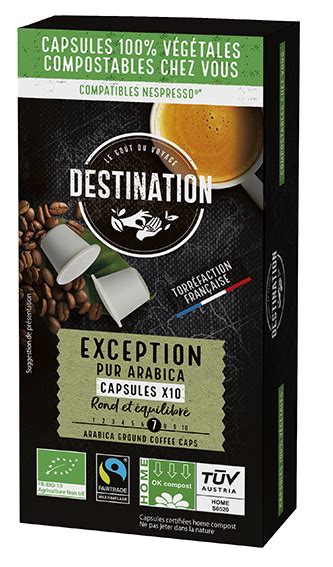 Café Exception Pur Arabica Bio Équitable Destination Bio