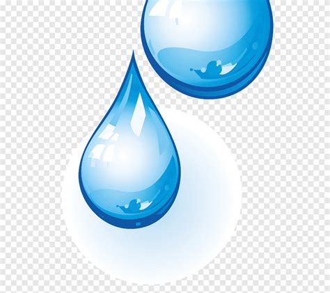 Gota De Agua Gotas Azules Azul Soltar Png PNGEgg