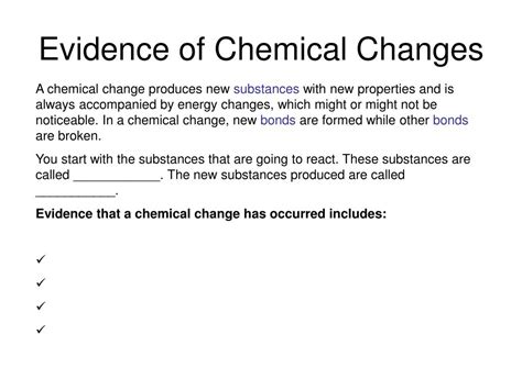 PPT - Physical & Chemical Changes PowerPoint Presentation, free ... 