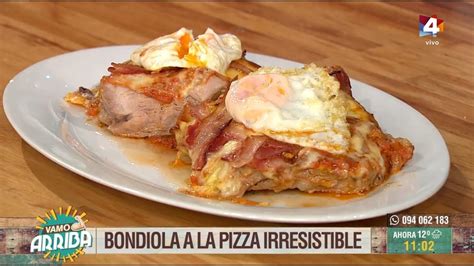 Vamo Arriba Un Plato Rico Y Contundente Bondiola A La Pizza YouTube