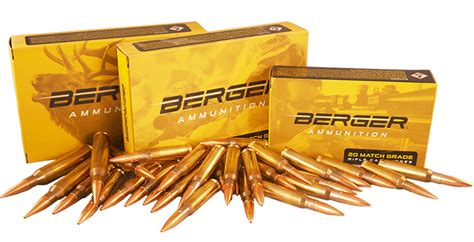 Prc Grain Hybrid Target Rifle Ammunition Berger Bullets