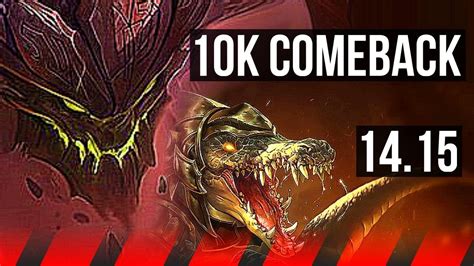 MALPHITE Vs RENEKTON TOP 10k Comeback EUW Grandmaster 14 15