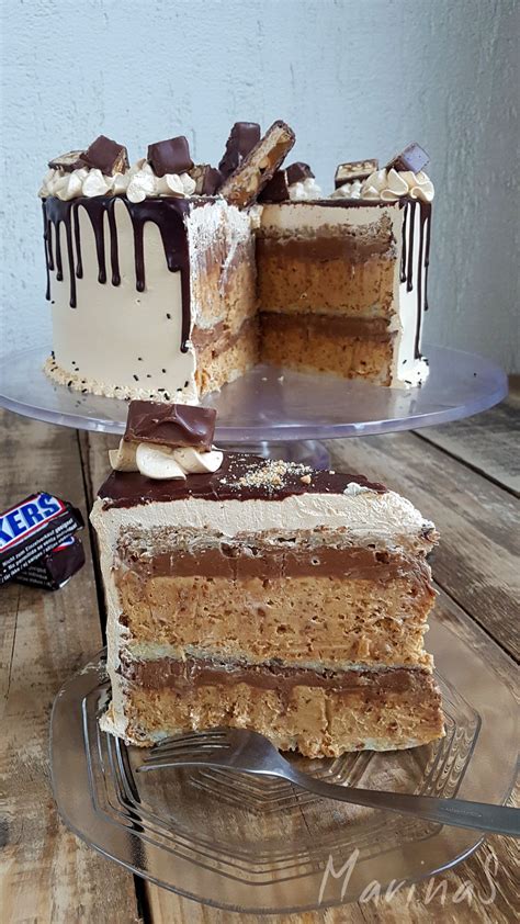 Snikers Torta Marinas Taste Artofit