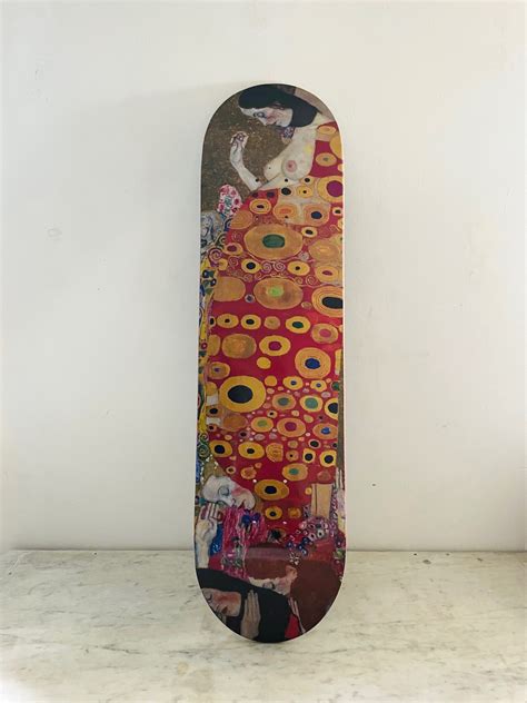 Gustav Klimt Hope Skateboard By Boom Art Design Artsper