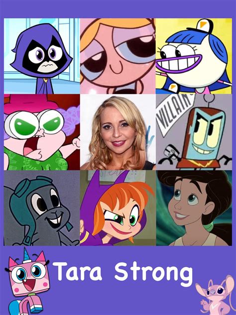 Tara Strong Voice Collage by Ducklover4072 on DeviantArt