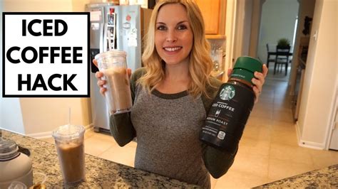 How To Make Starbucks Iced Coffee At Home 2 Ways Youtube