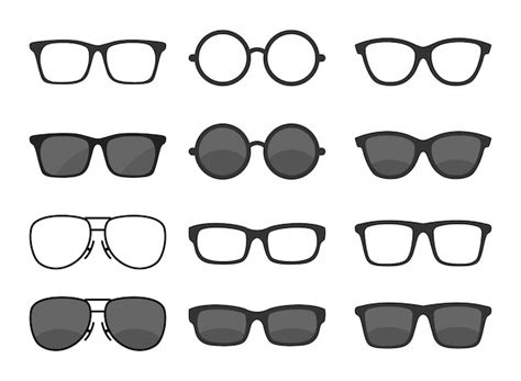 Premium Vector Set Of Glasses