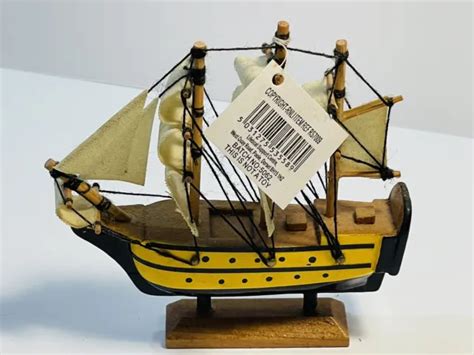 VINTAGE HMS VICTORY Wooden Model Of Ship 24 00 PicClick UK