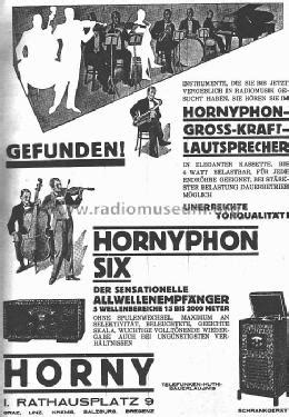 Six Schrank E Radio Horny Hornyphon Wien Build