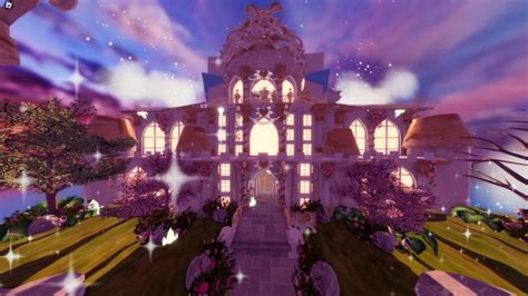 My Royale High Dorm Angelic Castle Exterior In 2024 Castle