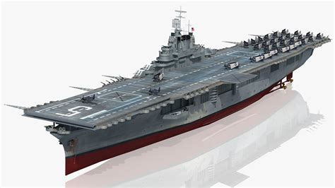 3D model uss randolph cv-15 1944-1945 - TurboSquid 1489583