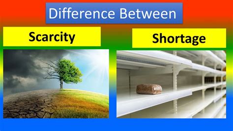 Difference Between Scarcity And Shortage Youtube