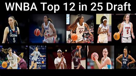 Wnba 2025 Draft Top 12 And The Top 5 Forwards And Centers Youtube