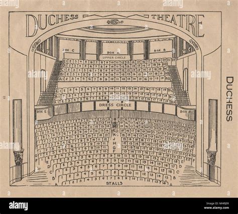 Duchess Theatre Seating Chart: A Visual Reference of Charts | Chart Master